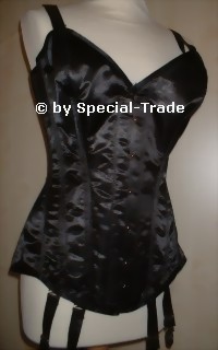 Korsett Silouet, Satin schwarz