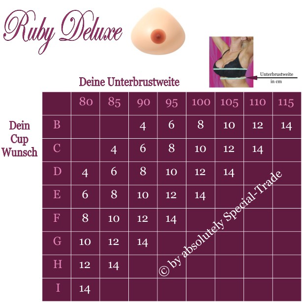 Brustgr�ssen Amolux Ruby Deluxe